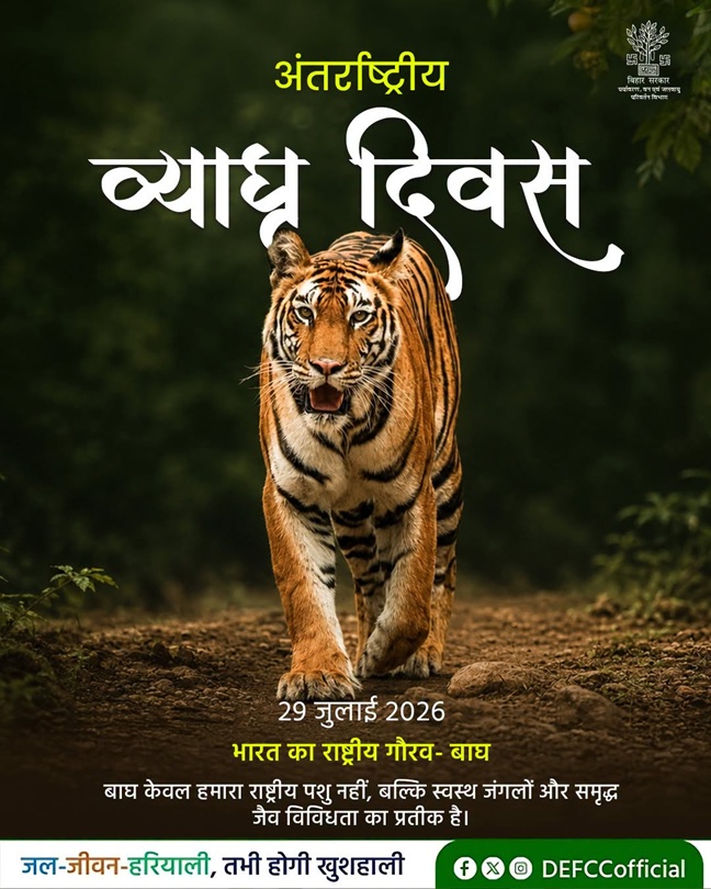 बाघ, जंगल और भारतीय अस्मिता का प्रतिक